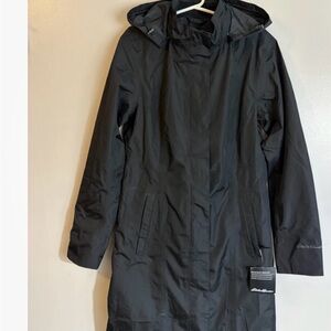 Eddie Bauer Women's Black Hooded Ski Jacket